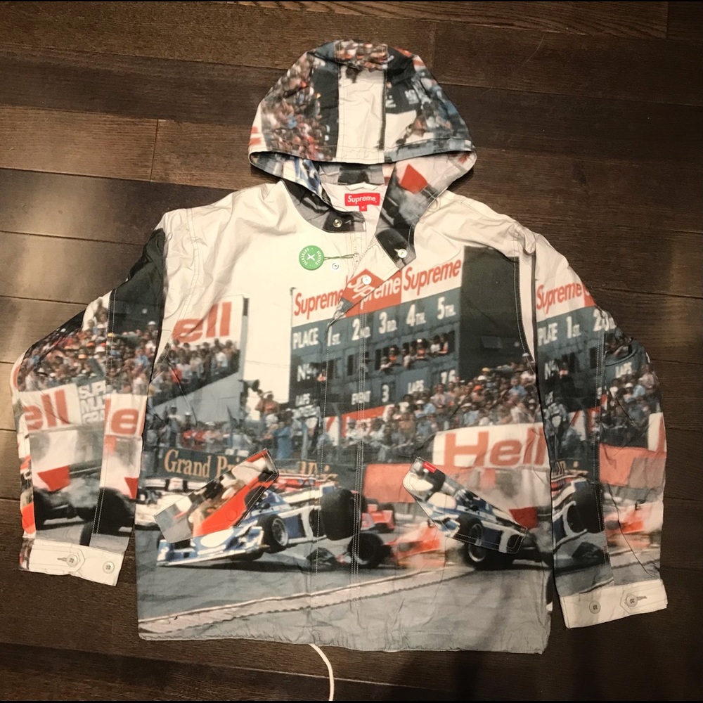 Supreme Grand Prix Parka Multicolour Jacket - Size M medium RARE! - BRAND NEW